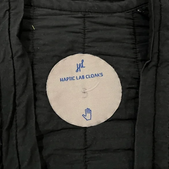 black haptic lap butterfly quilt cotton coat - Picture 2 of 9